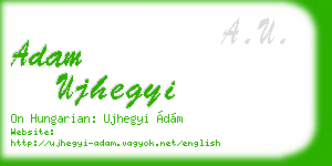adam ujhegyi business card