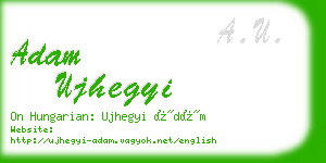 adam ujhegyi business card